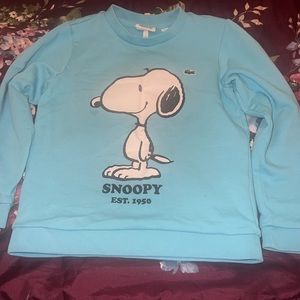 Lacoste kids size 8 peanuts sweater